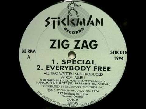 Zig Zag - Everybody Free - Stickman Records (STIK 018)
