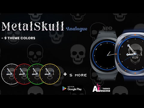 MetalSkull Analogue Watch Face