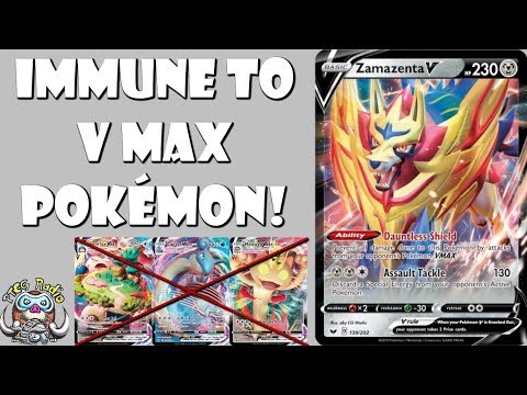 Zamazenta V is Immune to Pokemon V Max! (Sword & Shield TCG)