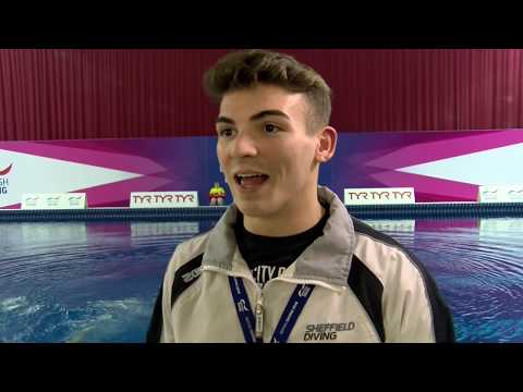 Ross Haslam - Men's 1m British National Diving Cup winner 2019