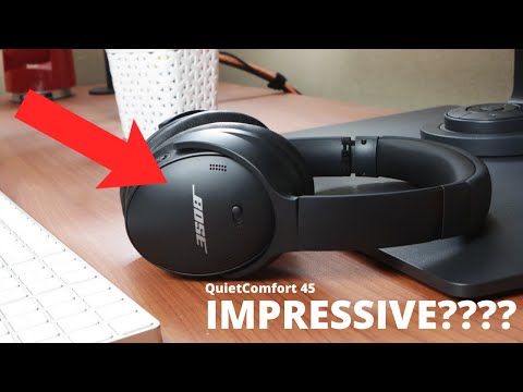 Bose QuietComfort 45 headphones: UNBOXING and FIRST IMPRESSIONS