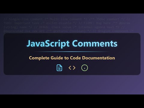 Javascript Comments A Beginners Guide To Code Documentation Hindi