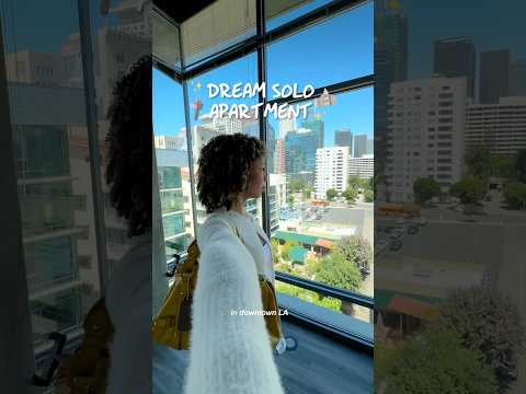 Help me find my FIRST APARTMENT!🏙️✨ #apartment #dtla #losangeles #apartmenthunting #moving #moveout