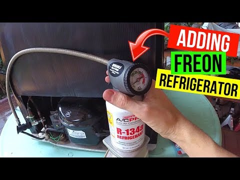 How To Correctly Add Freon to your Refrigerator R134a -Jonny DIY