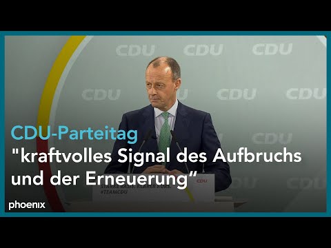 CDU-Parteitag: Wahlrede von Friedrich Merz