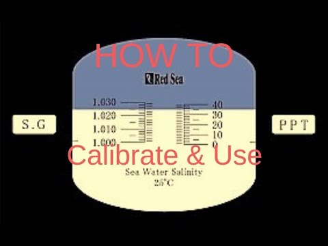 HOW TO: Calibrate and Use the Red Sea Refractometer