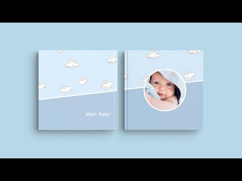 Inspiration für das Fotobuchcover – „Mein Baby“