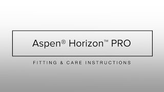 Product video: Aspen Horizon Pro 631 LSO Back Brace