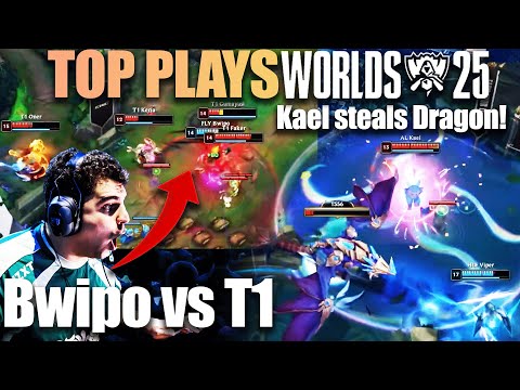 Bwipo vs Gumayusi & DOUBLE KILL vs T1, Shanks 3v1, Viper Quadra, Kael Steal – TOP Plays WORLDS 2025