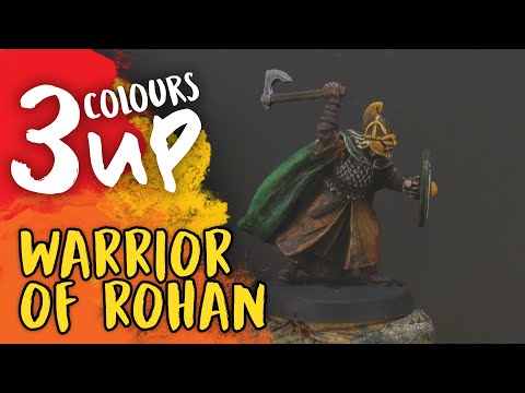 Warrior Of Rohan Painting Tutorial (Slapchop Technique) | Middle-earth Strategy Battle Game