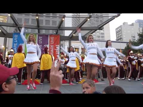 USC Band "The Kids Aren't Alright" Union Square San Francisco California 2014