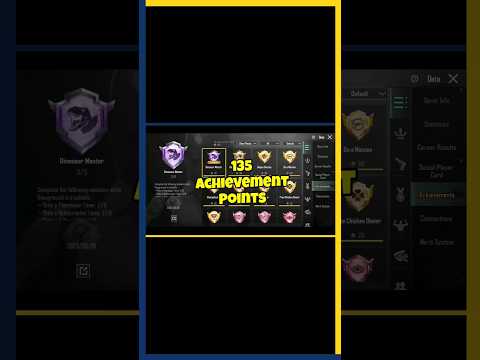 Free 135 Achievements Points 😲❤️ #pubgmobile #pubgupdates #pubgleakes