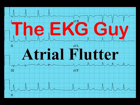 EKG/ECG - Atrial Flutter | The EKG Guy - www.EKG.md