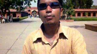 Agra Trip , inside Taj mahal , by Atik