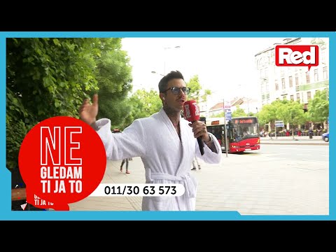 Filip u bademantilu na Terazijama - Ne gledam ti ja to - 06.05.2022. - Red TV