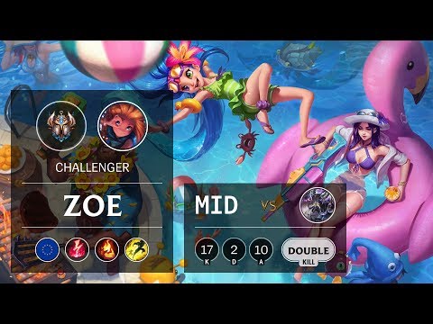 Zoe Mid vs Kassadin - EUW Challenger Patch 9.24