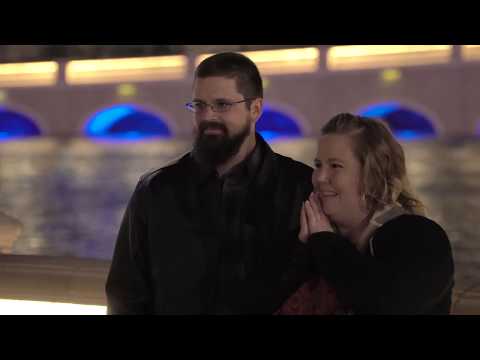 Bellagio fountains flash mob proposal.