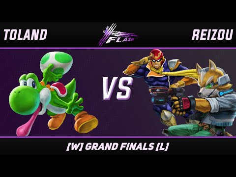 Toland (Yoshi) vs Flyte | Reizou (Fox, Captain Falcon) - Flash #2 Grand Finals