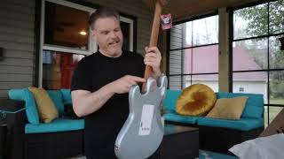 Video thumbnail for GETTING STUNG: UNBOXING A STERLING SR50 STINGRAY by Guitar Nuts Anonymous