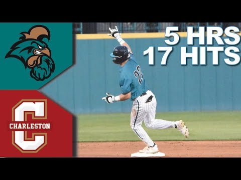 Charleston vs #10 Coastal Carolina Baseball Highlights | College Baseball Highlights 2023