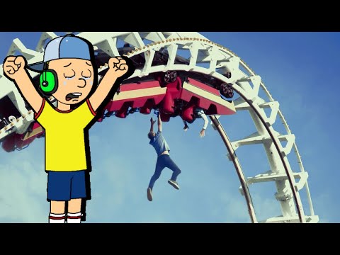 Caillou Causes a  Roller Coaster Accident/Grounded