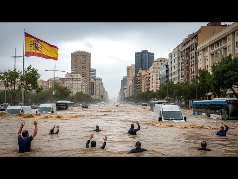 Catastrophic Flooding in Valencia, Spain: Homes Destroyed and Cars Swept Away in Carcaixent