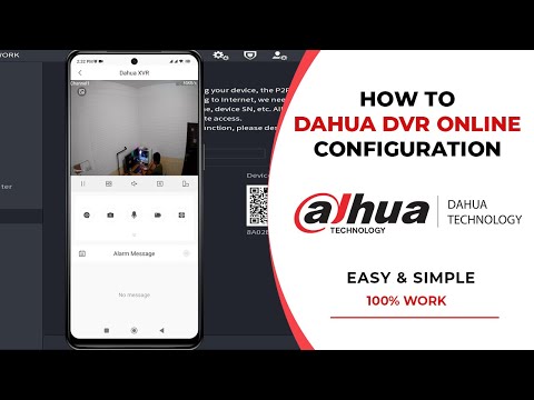 How To Dahua CCTV Camera Connect to Mobile | How To Online Dahua DVR