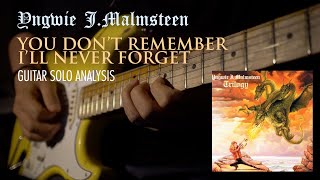Download lagu Guitar Solo Analysis - You don't remember I'll never forget (Yngwie malmsteen) mp3 Download lagu Guitar Solo Analysis - You don't remember I'll never forget (Yngwie malmsteen) mp3