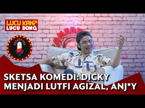 Sketsa Komedi PECAH! Dicky Difie Jadi Lutfi Agiza, Sering Sebut Enjoy Biar Mirip - COMEDY LAB