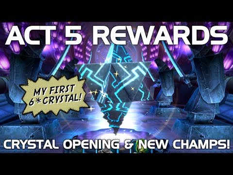 Act 5 Rewards (First 6-Star Hero Crystal) Opening | Marvel Contest of Champions