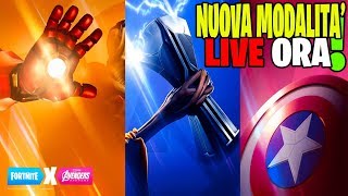NUOVO AGGIORNAMENTO PATCH 8.50 FORTNITE LIVE ITA MODALITà AVENGERS