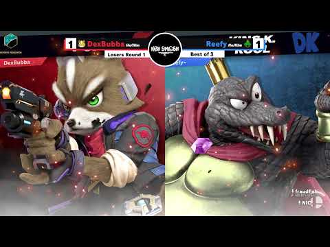 NBH Smash Ultimate 28 Losers Round 1 - Reefy (King K Rool) vs DexBubba (Fox)