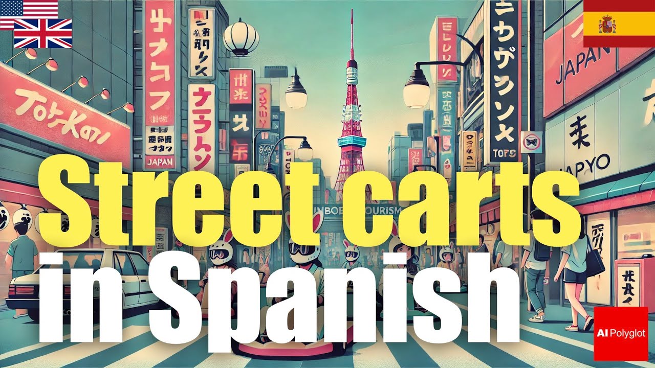 Street carts in Spanish | Passive listening | with hiragana Street carts in Spanish | Passive listening | with hiragana