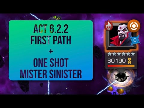 Act 6.2.2 - First Path vs BW, Morales, Wasp, Spidergwen, Nightcrawler, Havoc, Mister Sinister | MCOC