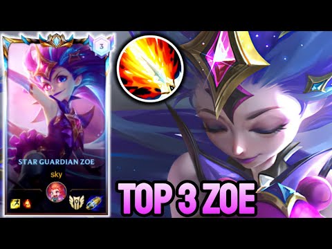 WILD RIFT ZOE - TOP 3 ZOE GAMEPLAY - CHALLENGER RANKED