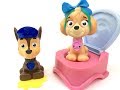 Paw Patrol Full Episodes Potty Training Baby Bath Paint Learn Color Toy Paint Surprise