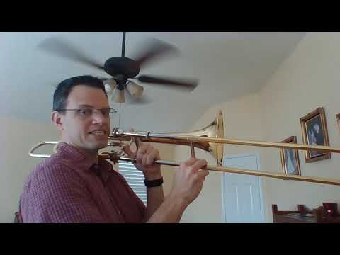 Trombone - Concert Bb scale