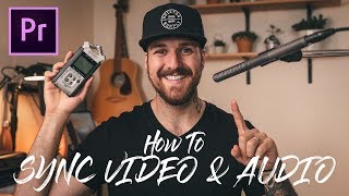 How To Sync Video And Audio In Premiere Pro [SUPER EASY]