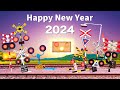 Railroad Crossing Welcoming The First Sunrise Of 2024