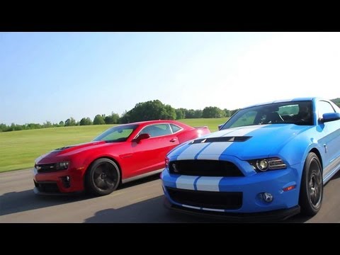 2012 Chevrolet Camaro ZL1 vs Ford Mustang Shelby GT500