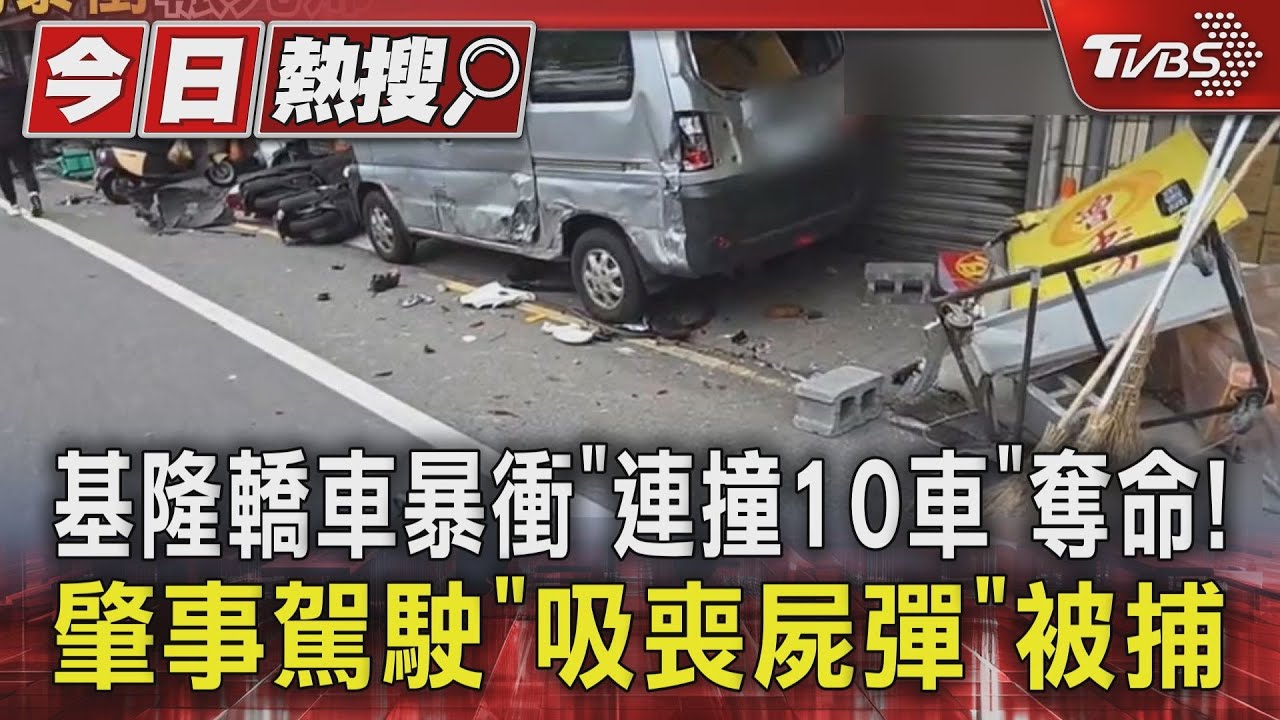 有片/基隆毒駕撞擊瞬間曝 小轎車「恐怖偏移」猛撞女行人奪命