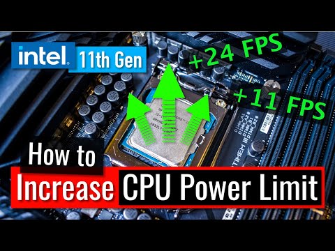 How To Increase Power Limit for Intel 11th Gen i5, i7, i9 [on B560, H570, H510, Z590]