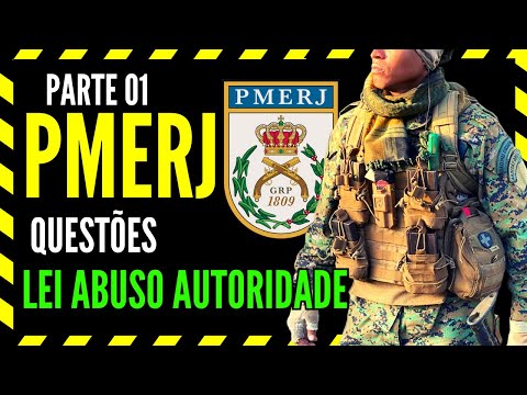 🔴 PMERJ - QUESTÕES LEI  ABUSO DE AUTORIDADE ( LEI 13869/2019 ) Concurso Polícia Militar  RJ