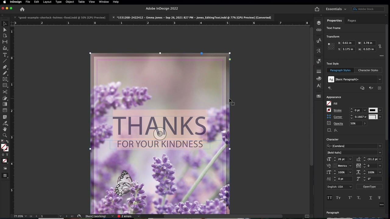 Assignment Tips - Editing Text