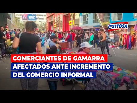 🔴🔵Comerciantes de Gamarra se ven afectados ante el incremento del comercio informal