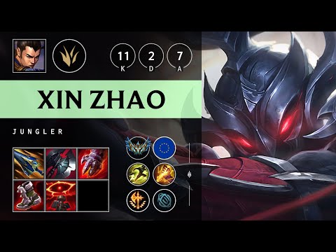 Xin Zhao Jungle vs Nidalee - EUW Challenger Patch 25.13
