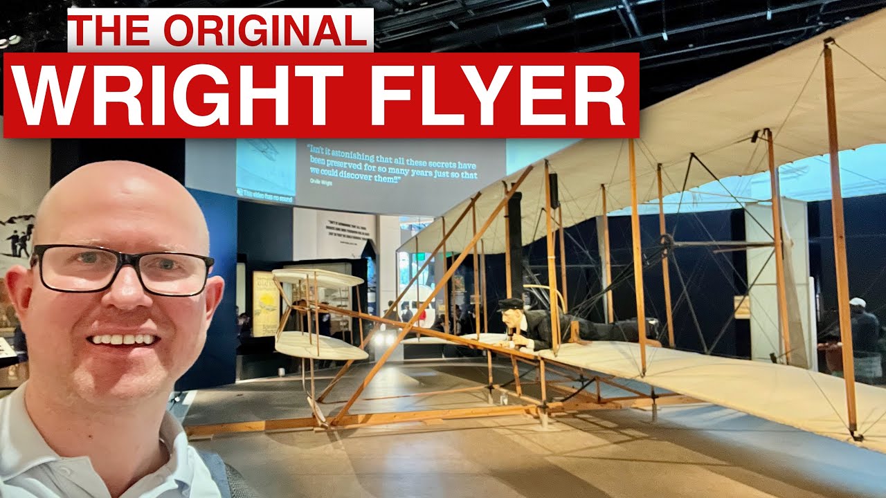 Guided tour around the ORIGINAL Wright Flyer at the Air and Space Museum