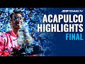 Rafa Nadal Powers Past Fritz to Complete Acapulco Hat-Trick | Acapulco 2020 Final Highlights