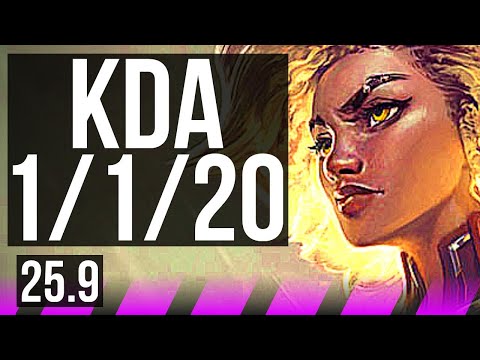 RELL & Lucian vs PYKE & Samira (SUP) | 1/1/20, 67% winrate, Rank 9 Rell | VN Challenger | 25.9