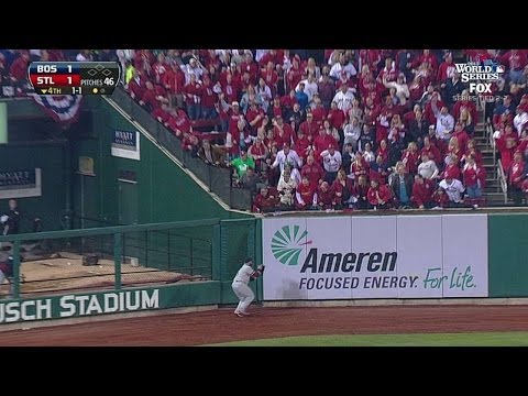 Gomes runs one down in deep left field